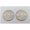 Image 1 : 2x Canadian Nickels 1939