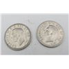 Image 2 : 2x Canadian Nickels 1939