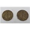 Image 1 : 2x Canadian Tombac Nickels 1943