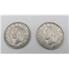 Image 2 : 2x Canadian Nickels 1938