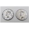 Image 2 : 2x Canadian Nickels 1944