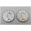 Image 2 : 2x Canadian Nickels 1945