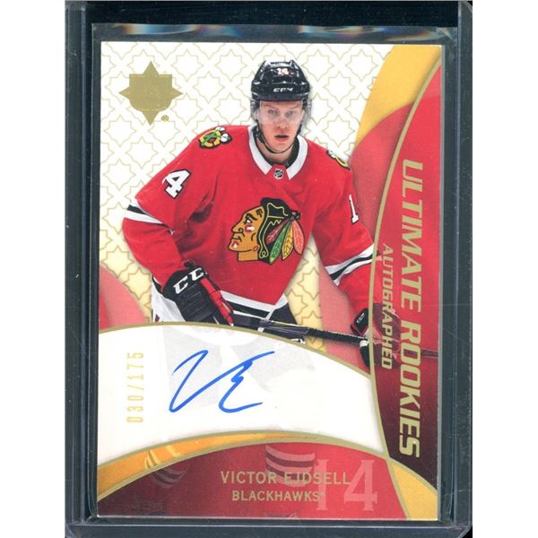 2018-19 Ultimate Collection '08-09 Retro Rookies Autographs #RRAVE Victor Ejdsell 30/175