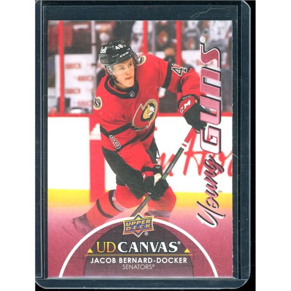2021-22 Upper Deck Canvas #C113 Jacob Bernard-Docker YG