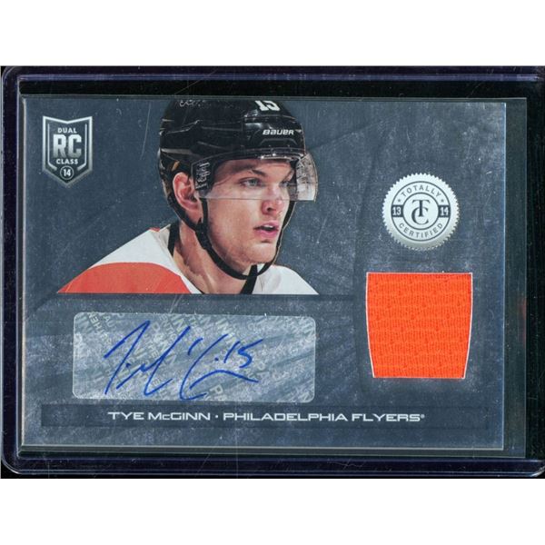 2013-14 Totally Certified Rookie Autograph Jerseys #188 Tye McGinn