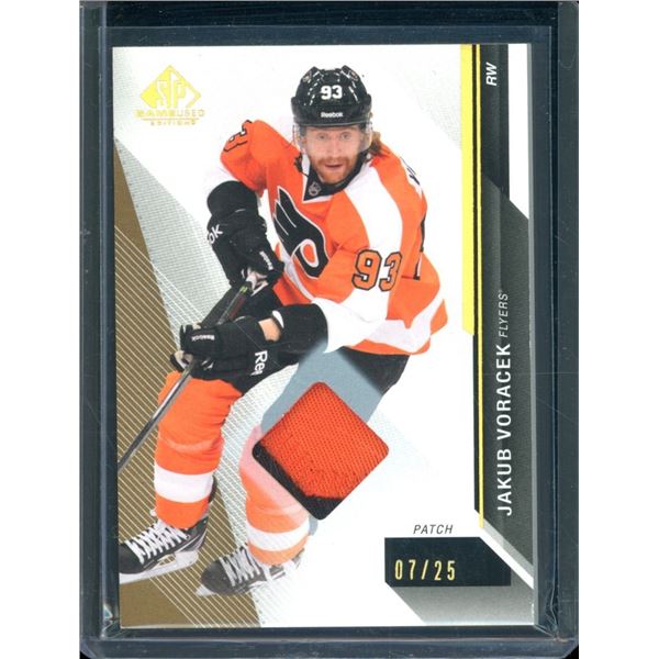 2014-15 SP Game Used Gold Spectrum 2 Colour Materials #2 Jakub Voracek 7/25