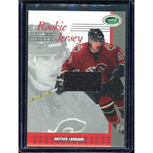 2003-04 ITG Parkhurst Rookie Jersey Matthew Lombardi #RJ-35 RC