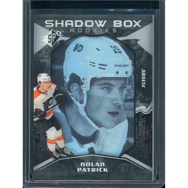 2017-18 SPx Shadow Box #49 Nolan Patrick Rookie Card 26/298 BV $35
