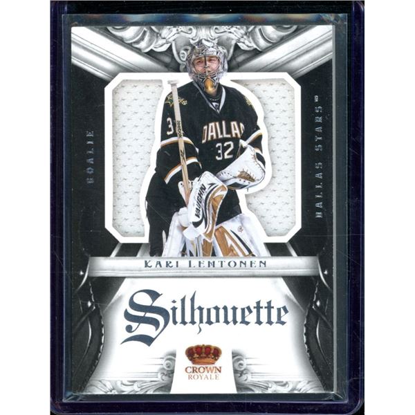 2012-13 Crown Royale Silhouette Materials #6 Kari Lehtonen
