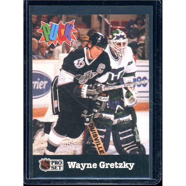 1991-92 Pro Set Puck Candy #11 Wayne Gretzky BV $40