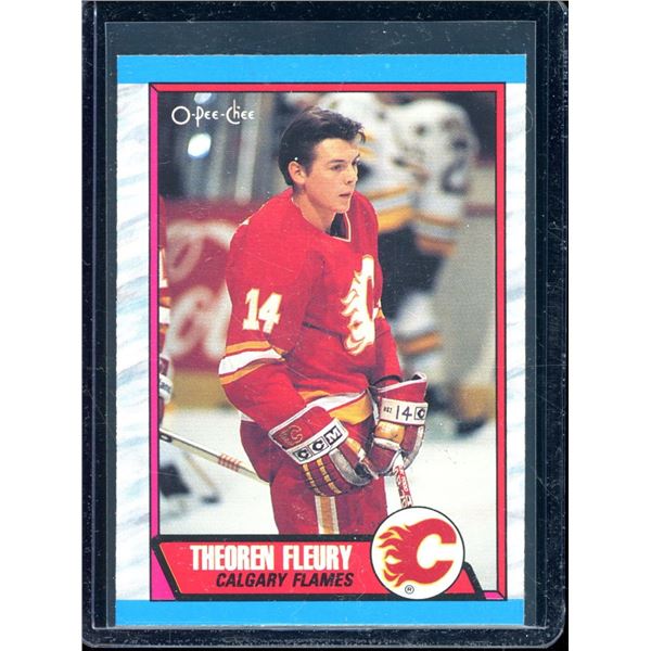 1989-90 O-Pee-Chee #232 Theo Fleury RC