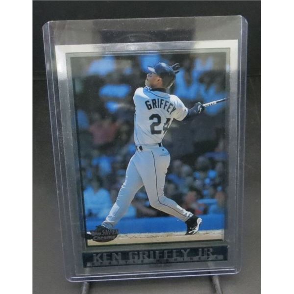 1998 Topps SuperChrome #28 Ken Griffey Jr. 4" x 6" Card