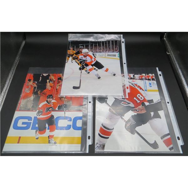 3 Mike Richards Philadelphia Flyers 8x10 NHL Photos