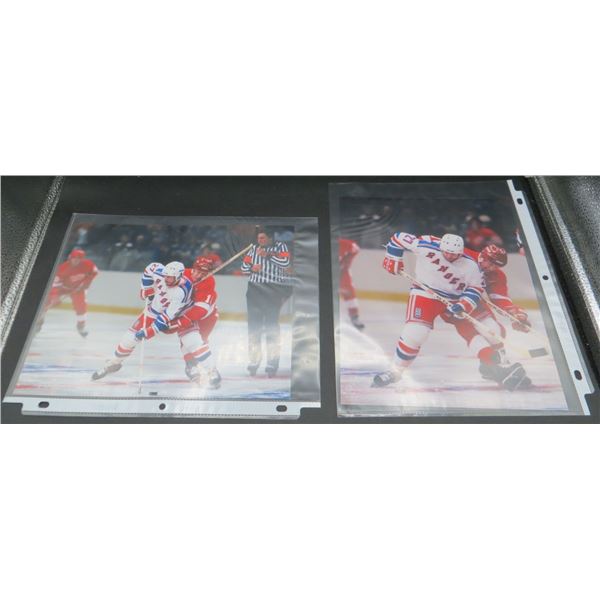 2 Mike Rogers New York Rangers 8x10 NHL Photos
