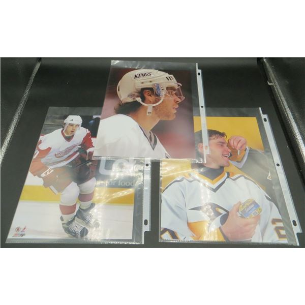 3 Luc Robitaille 8x10 NHL Photos
