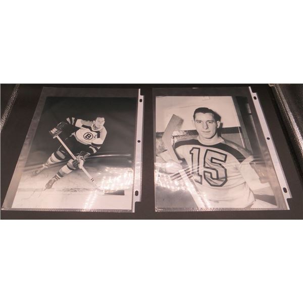 2 Milt Schmidt Boston Bruins 8x10 NHL Photos
