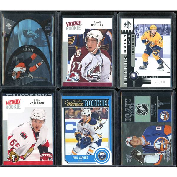 Lot Of 6 Hockey Rookies & Insert Cards