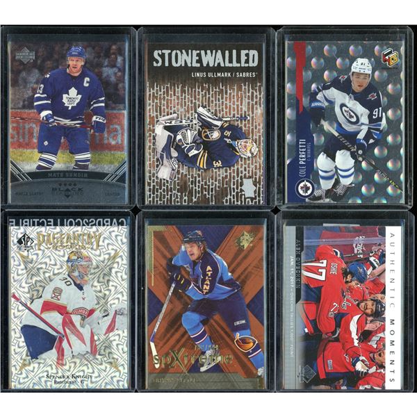 Lot Of 6 Hockey Rookies & Insert Cards