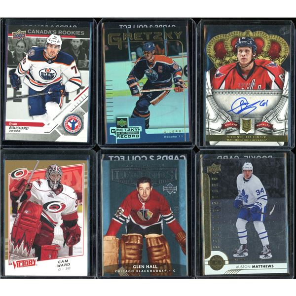 Lot Of 6 Various Hockey Cards Inserts & Rookies