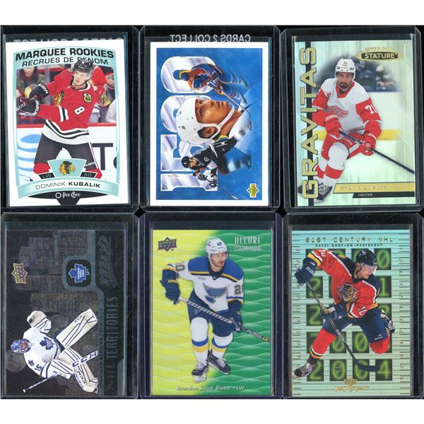 Lot Of 6 Hockey Rookies & Insert Cards