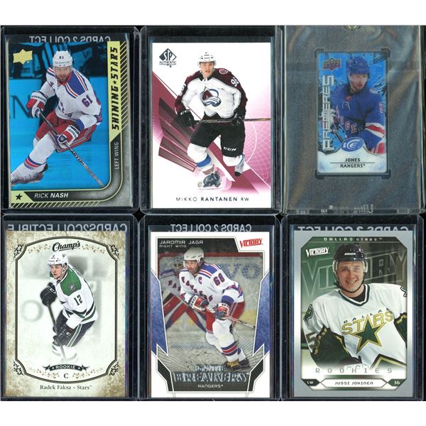 Lot Of 6 Hockey Rookies & Insert Cards