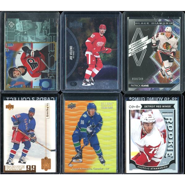Lot Of 6 Hockey Rookies & Insert Cards