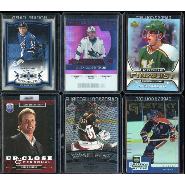 Lot Of 6 Hockey Rookies & Insert Cards