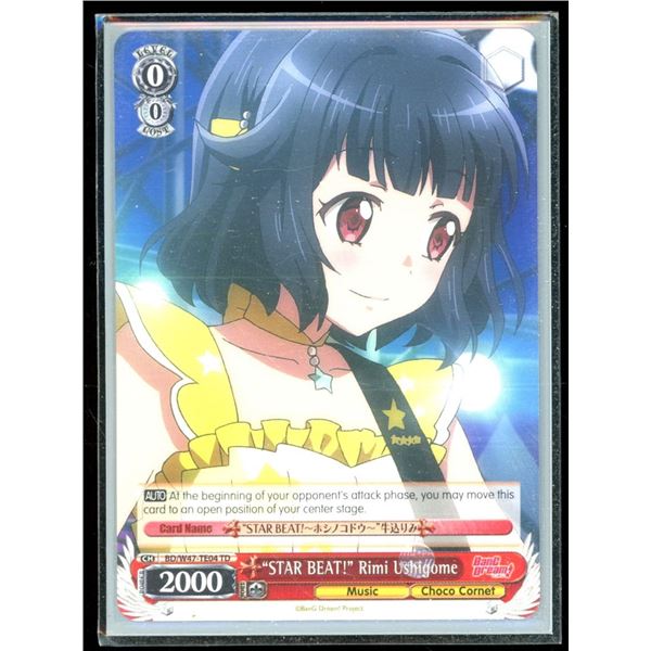 Weiss Schwarz BanG Dream Anime TCG Card "Star Beat"