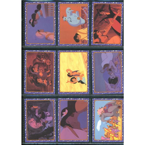 Lot of 9 Disney Aladdin Collector Cards