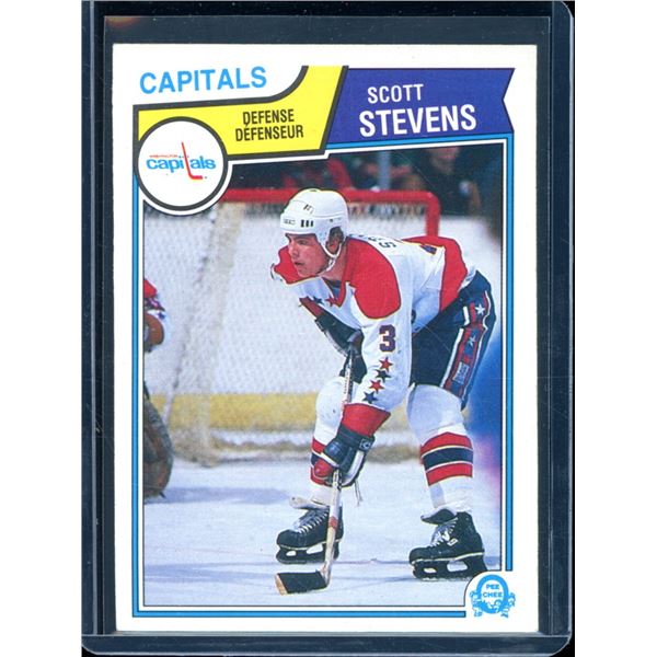1983-84 O-Pee-Chee #376 Scott Stevens RC BV $30