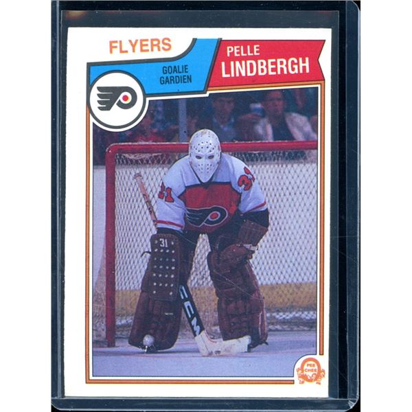 1983-84 O-Pee-Chee #268 Pelle Lindbergh RC BV $60