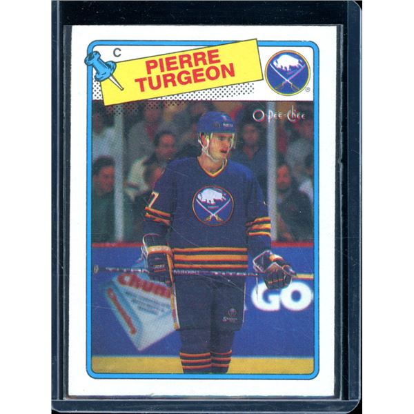 1988-89 O-Pee-Chee #194 Pierre Turgeon RC BV $35