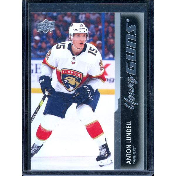 2021-22 Upper Deck #489 Anton Lundell YG RC