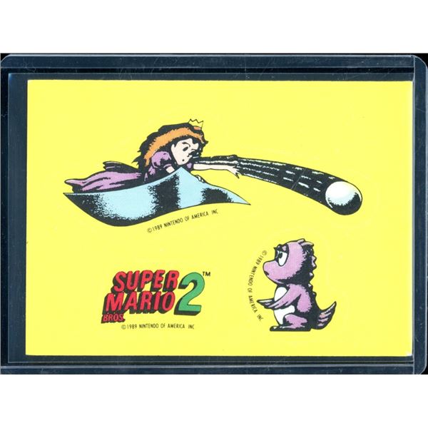 1989 O-Pee-Chee Nintendo #4 Super Mario Bros 2 Sticker