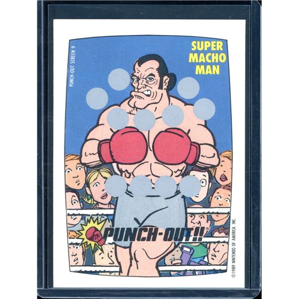 1989 Topps Nintendo Punch Out !! Screen 9 Card Not Scratched