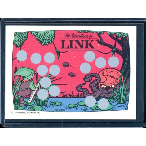 1989 Topps Nintendo The Adventure Of Link Screen 1 Card Not Scratched