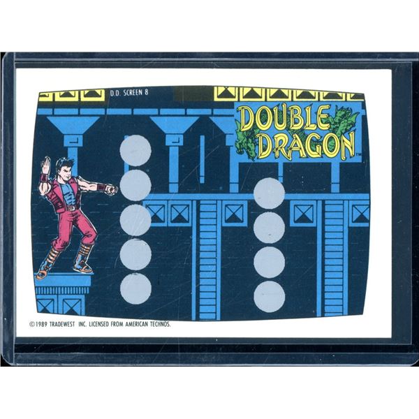 1989 Topps Nintendo Double Dragon Screen 8 Card Not Scratched