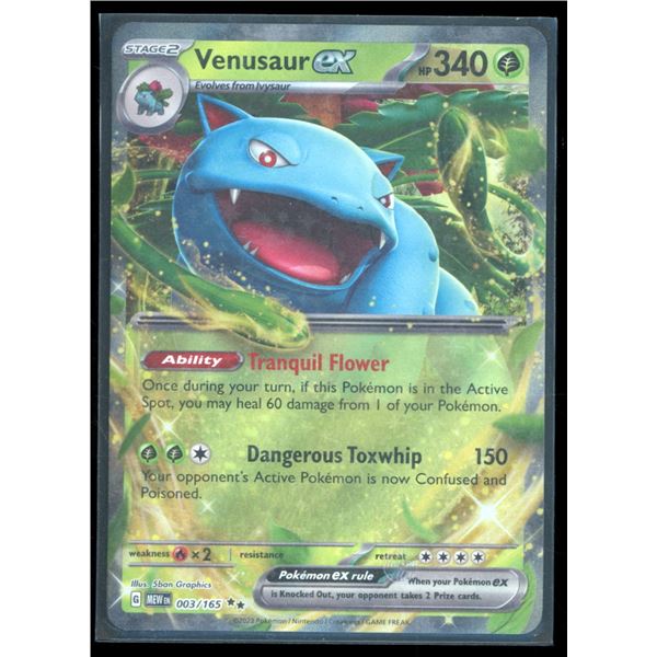 Pokemon Venusaur ex - 003/165 - Double Rare 151