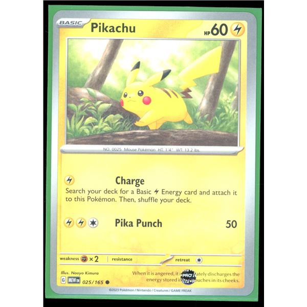 Pokemon Pikachu - 025/165 - Common 151