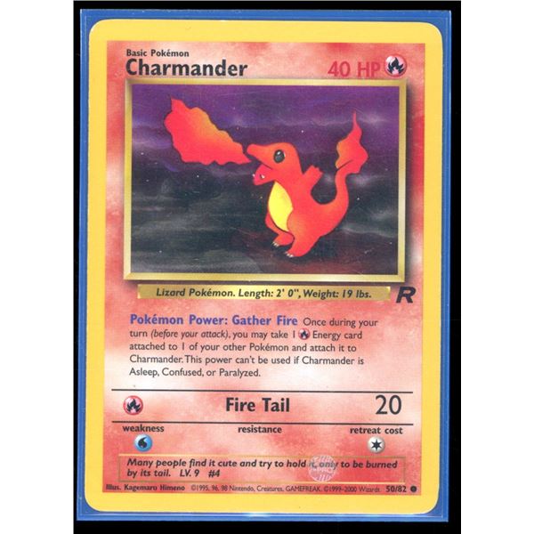 Pokemon Charmander - 50/82 - Common - Unlimited Team Rocket