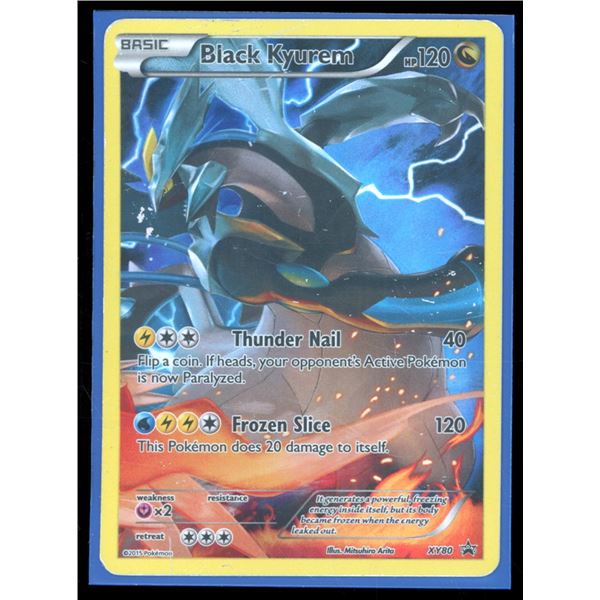 Pokemon Black Kyurem - XY80 - Promo XY Promotional Card BV $50