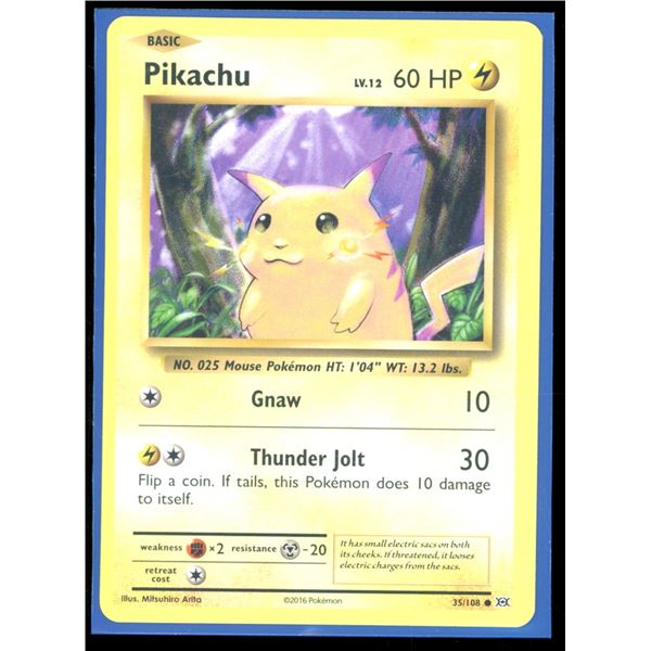 Pokemon Pikachu - 35/108 - Common Evolutions