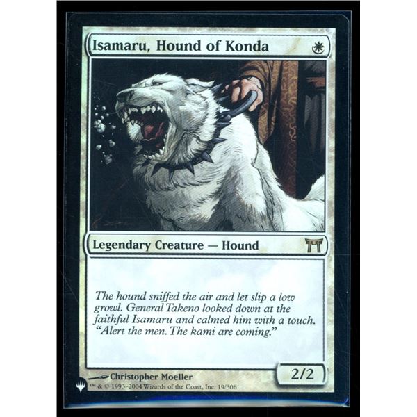 Magic the Gathering Isamaru, Hound of Konda FOIL The List