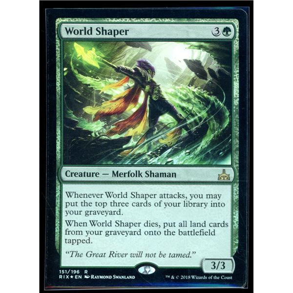 Magic the Gathering World Shaper FOIL Rivals of Ixalan