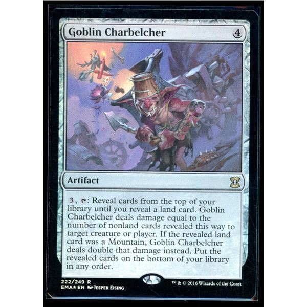 Magic the Gathering Goblin Charbelcher FOIL Eternal Masters
