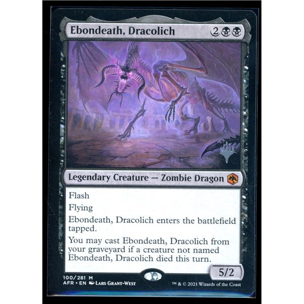 Magic the Gathering Ebondeath, Dracolich Adventures In The Forgotten Realms