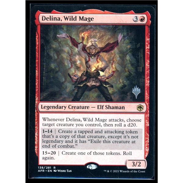 Magic the Gathering Delina, Wild Mage Adventures In The Forgotten Realms