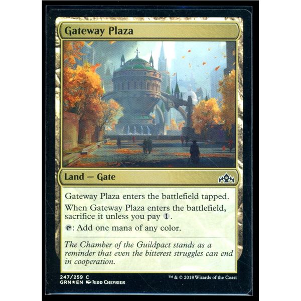 Magic the Gathering Gateway Plaza FOIL Guilds of Ravnica