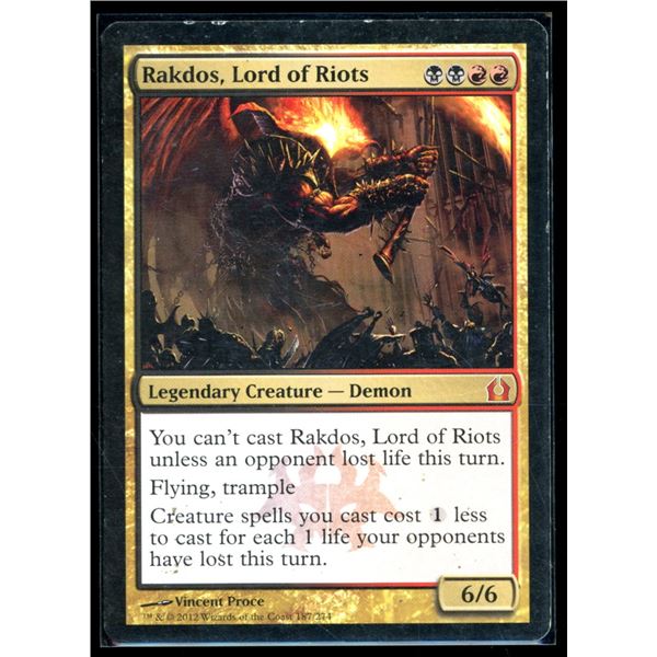 Magic the Gathering Rakdos, Lord of Riots Return to Ravnica