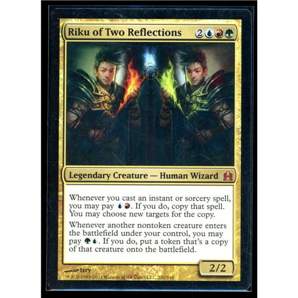 Magic the Gathering Riku of Two Reflections Commander 2011